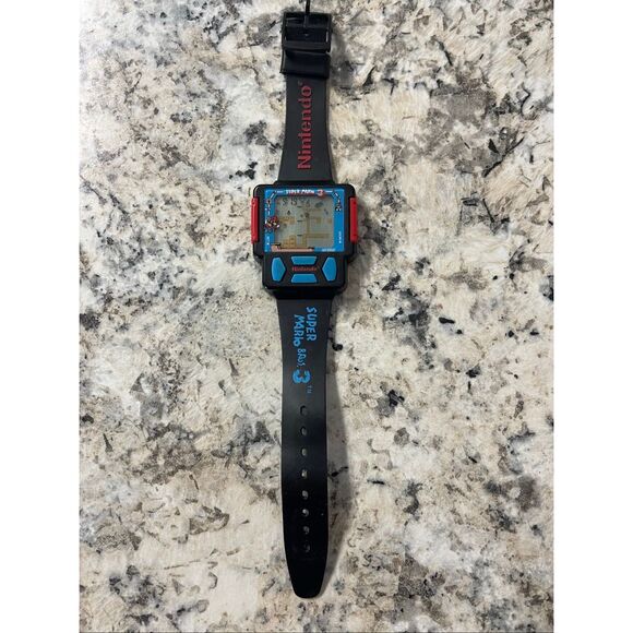 Nintendo 1990 Super Mario Bros 3 Game Watch Great Condition New Battery - Picture 1 of 8